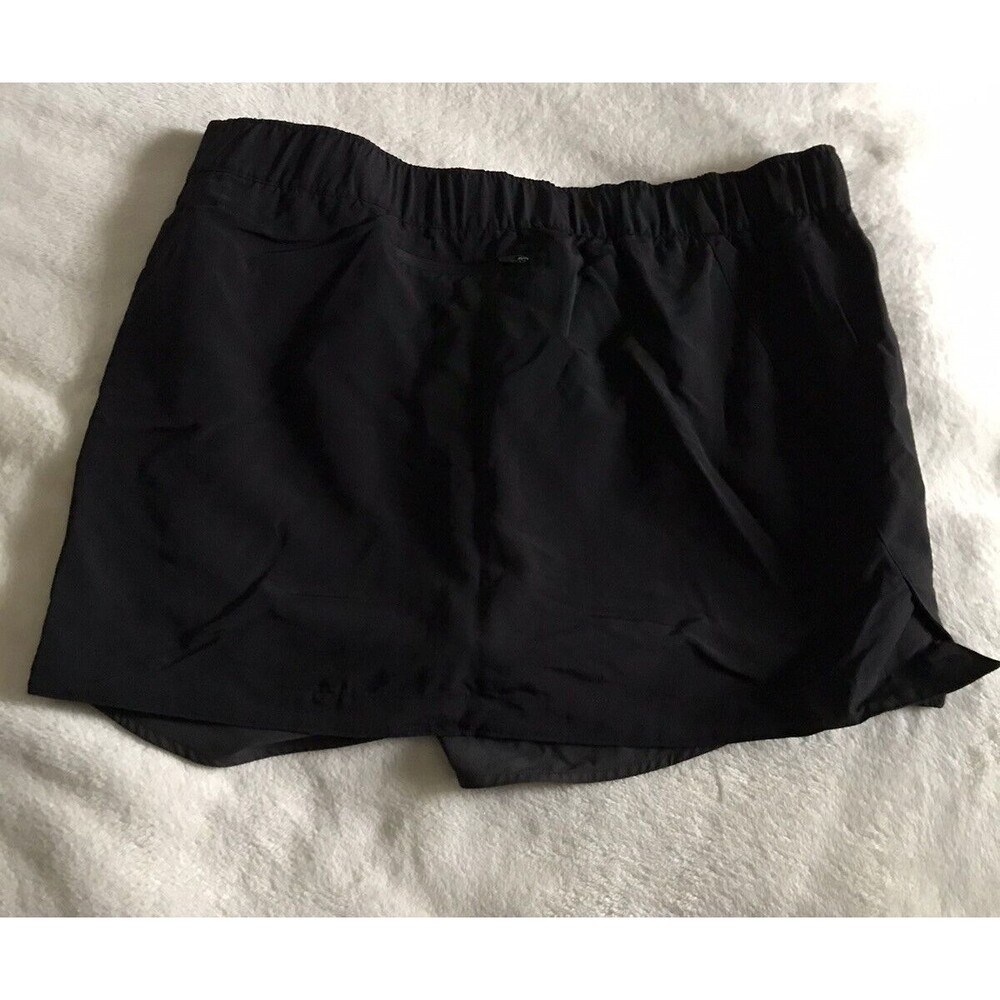 The North Face Women's Quick Dry Skort Black Size XL Back Zip Pocket EUC